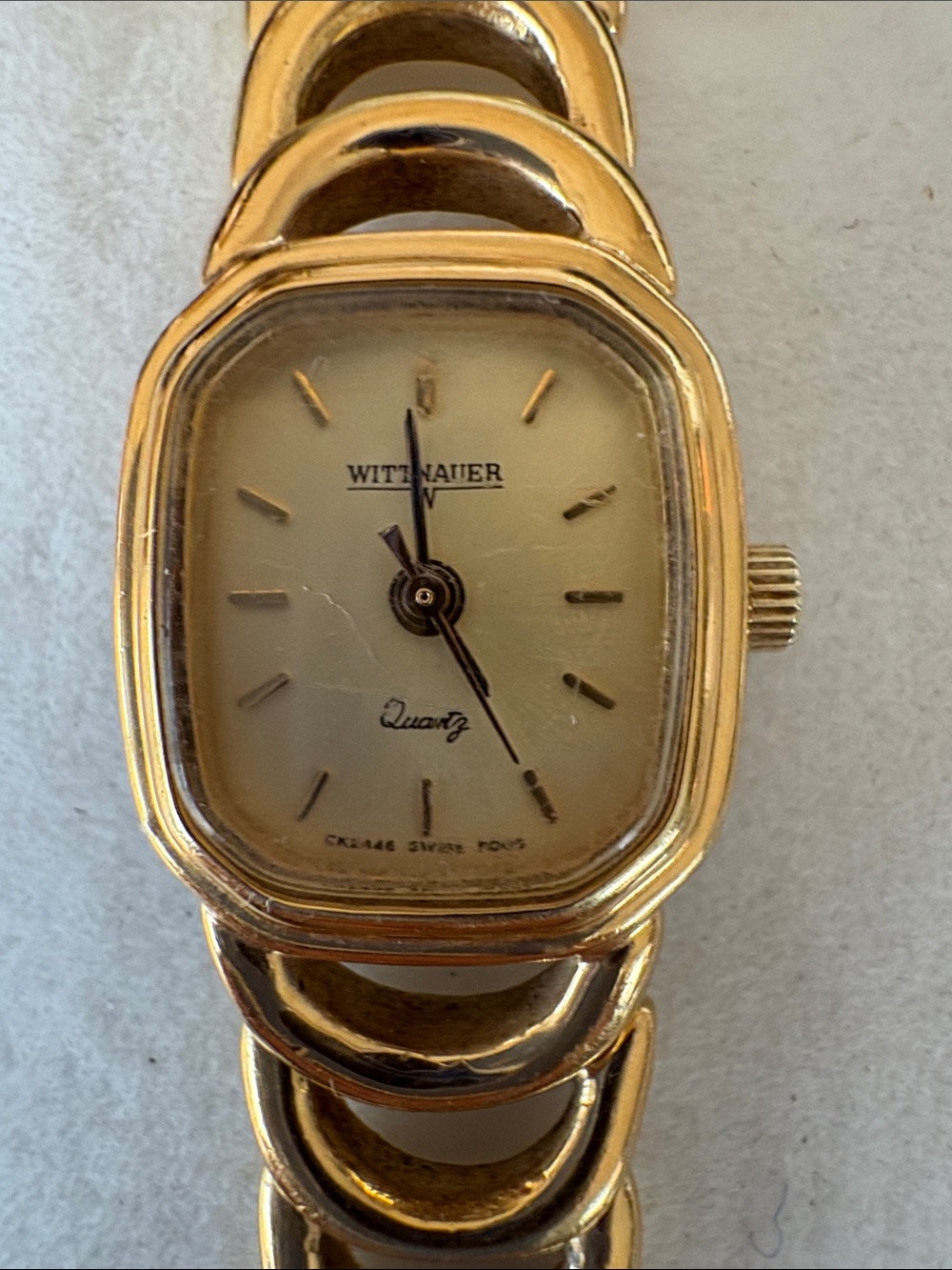 Wittnauer Gold-Tone Quartz Bracelet Watch